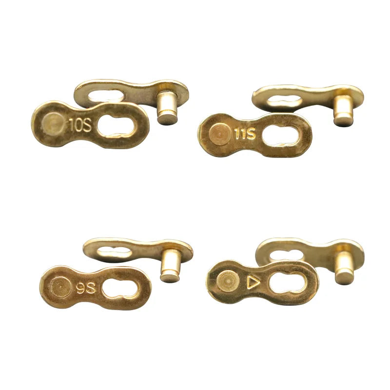 5 Pair Bicycle Chain Link Connector Joints Magic Buttons Cycling Speed Quick Master Links For Mountain Bike 6/7/8/9/10/11/12 S Beauty World Shop