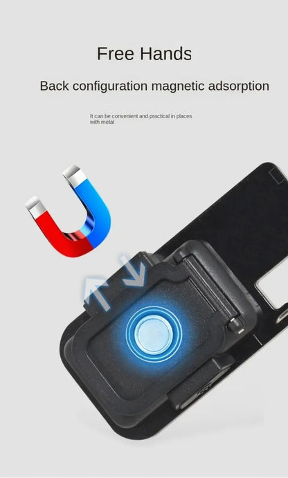 Mini LED Keychain Flashlight Aluminum Alloy USB Charging Portable COB Light for Camping Outdoor Work Fishing Beauty Fashion