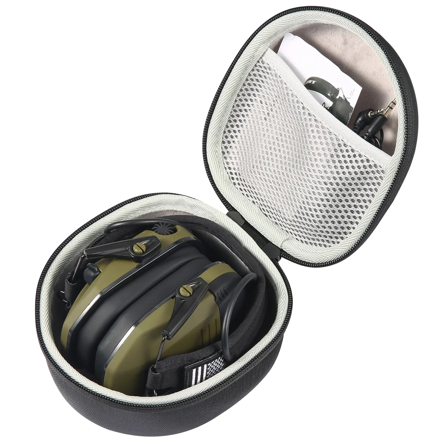 YHKEMA Hard Storage Travel Case for HL Impact Sport Sound Amplification Electronic Shooting Earmuff