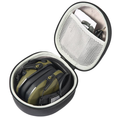 YHKEMA Hard Storage Travel Case for HL Impact Sport Sound Amplification Electronic Shooting Earmuff