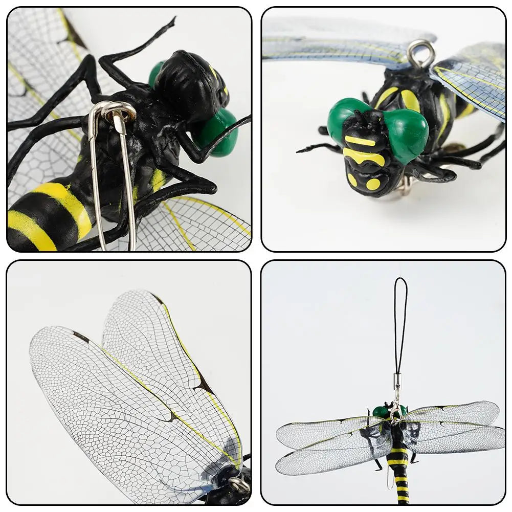 12cm Simulation Dragonfly Outdoor Mosquito Repellent Insect Model Garden Hanging Ornaments Beauty World Shop