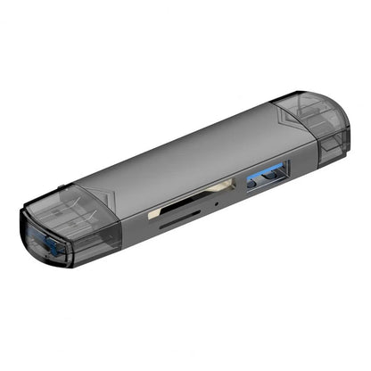 6 In 1 Multifunction Usb 3.0 Card Reader U Disk Type C/Micro Usb/Tf/Sd Flash Drive Memory Card Reading Adapter Phone Accessories Beauty World Shop