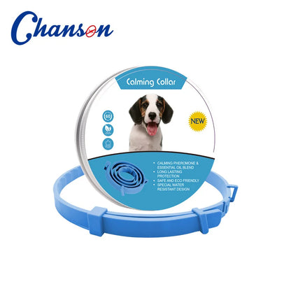 Pet Calming Collar For Cats Dogs Adjustable Anxiety Pheromone Reducing Pet Collar Lasting Natural Calm Relax Soothing Collars Beauty World Shop