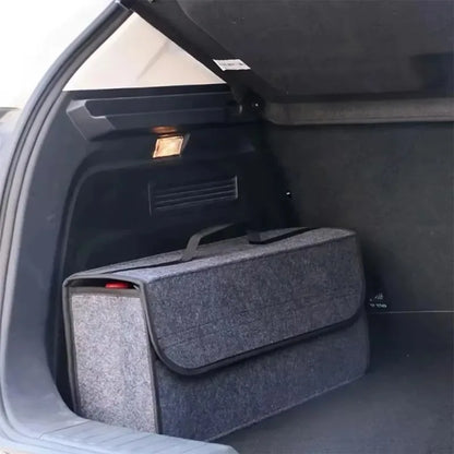 Car storage box car felt anti slip trunk storage tool large capacity soft packaging portable and movable storage home Beauty World Shop