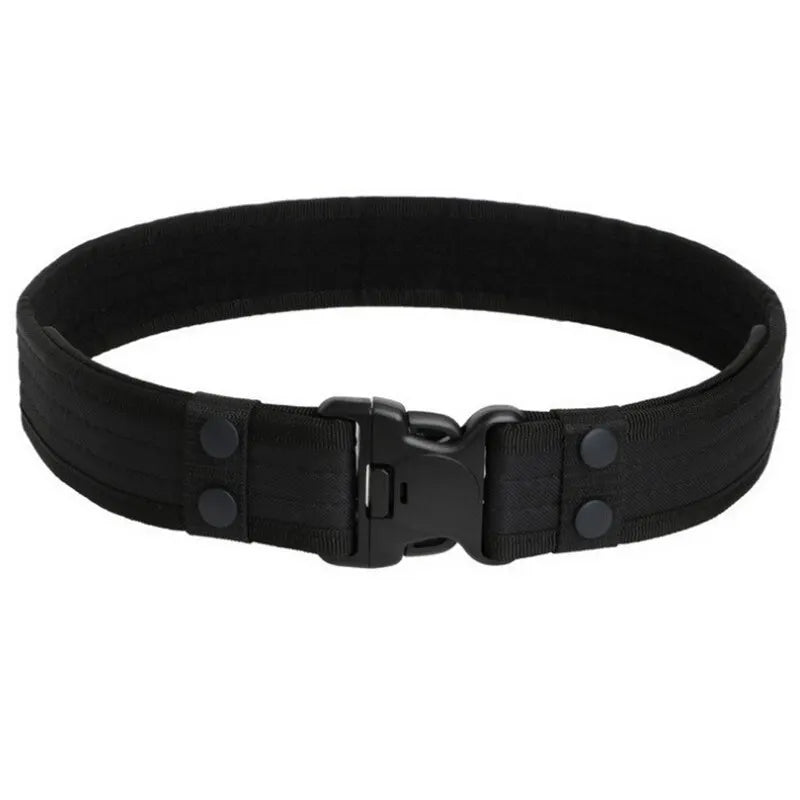 Men's Belt Outdoor Camouflage Tactical Belt Oxford Cloth Belt Mountaineering Belt Nylon Wide Waist Belt Work Belt Neutral Belts Beauty World Shop