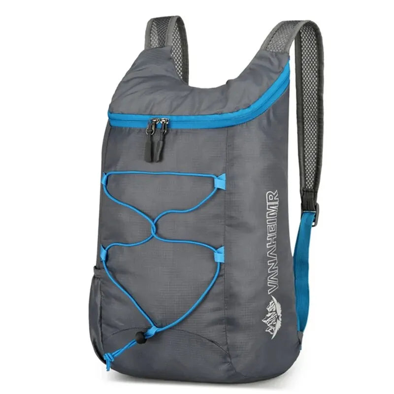 Multifunctional Outdoor Folding Backpack High Density Lightweight Waterproof Nylon Fabric Sports Bag for Camping Hiking Travel Beauty World Shop