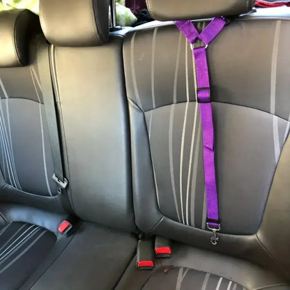 1pc Pet Dog and Cat Seat Belt Car Headrest Restraint Adjustable Safety Rope Car Seat Belt Dog Accessories for Small Dogs Beauty World Shop