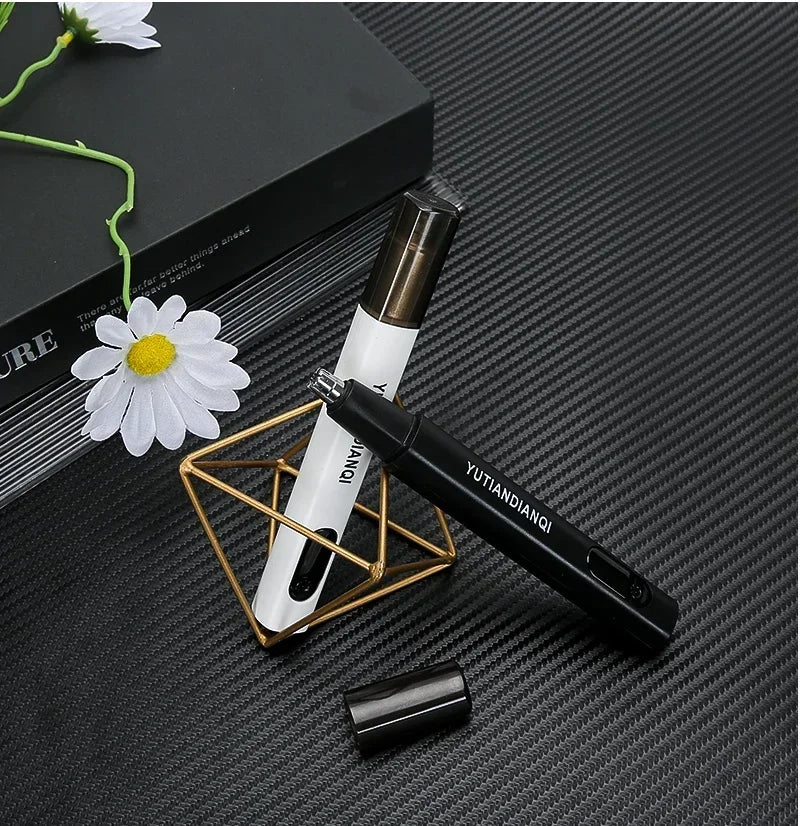 2 In 1 Electric Portable Ear And Nose Hair Trimmer Clipper 2024 Professional Painless Portable Eyebrow For Men Beauty World Shop
