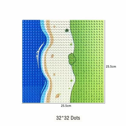 Classic Base Plates 32x32x16x16 Dots MOC DIY Plastic Bricks Baseplates City Dimensions Building Blocks Figures Construction Toys Beauty Fashion