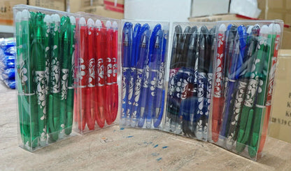 Boxed Multicolor Erasable Gel Pens, Medium Tip 0.5mm, Smooth Writing, Suitable for Office and Everyday Use, Christmas Present Beauty World Shop