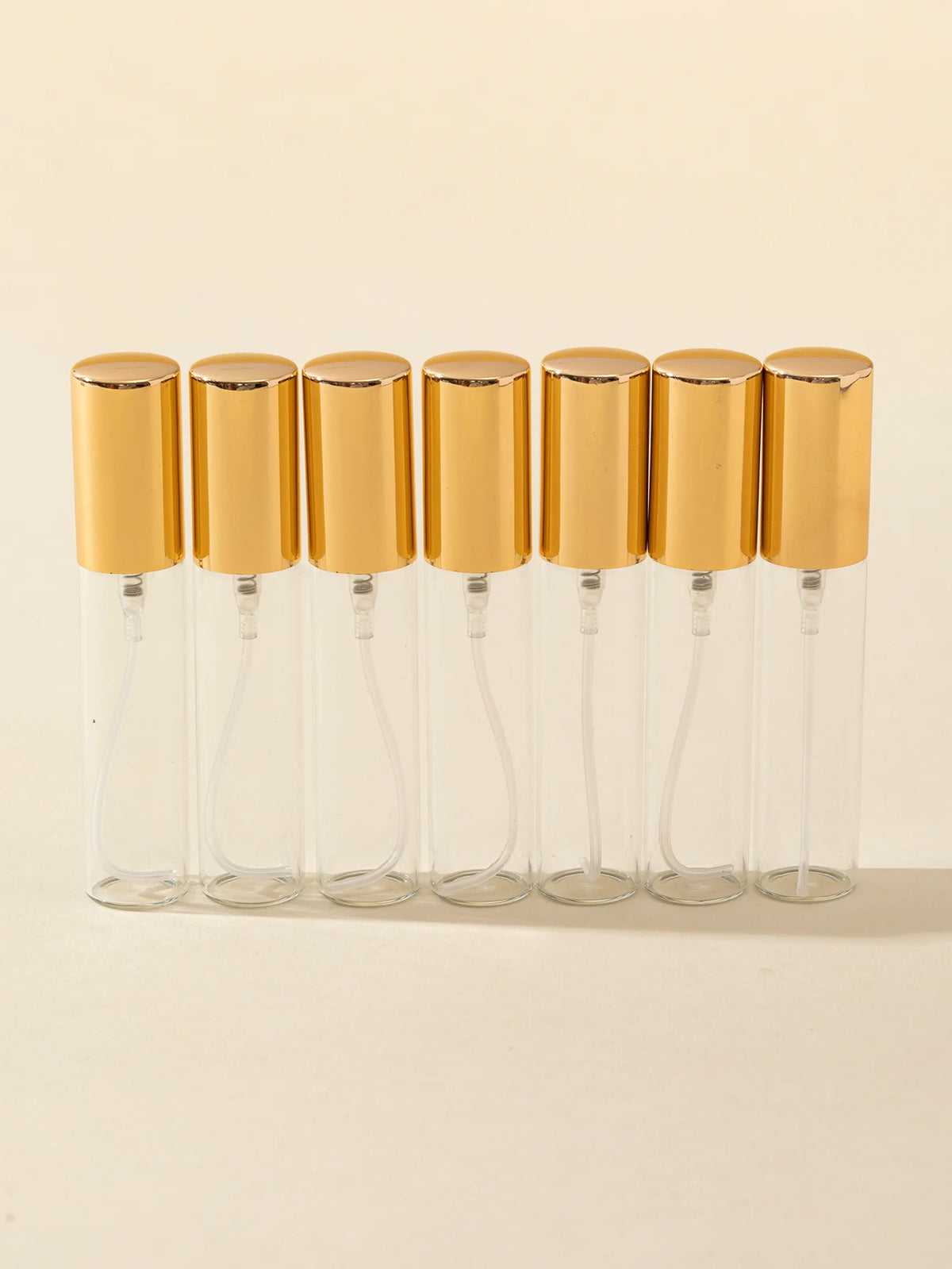 Wholesale 35/Piece 5ml 10ml 15ml Local Tyrant Gold Transparent Glass Thickened Spray Bottle Mini Perfume Bottle Travel Size Beauty World Shop