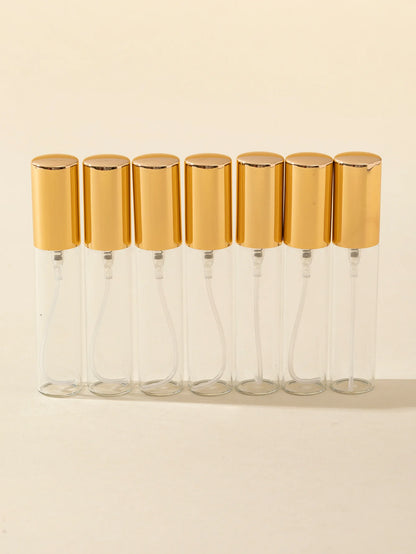 Wholesale 35/Piece 5ml 10ml 15ml Local Tyrant Gold Transparent Glass Thickened Spray Bottle Mini Perfume Bottle Travel Size Beauty World Shop