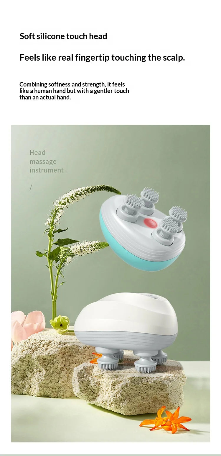Deep Scalp Massager Head Cleaning Massager Also Suitable for Pets Electric Massage Tool Washable and Portable Beauty World Shop