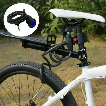 Heavy Duty Motorcycle Chain Lock Metal Anti Theft Bike Lock with 2 Keys for Maximum Security and Reinforcement of Bicycle Beauty World Shop