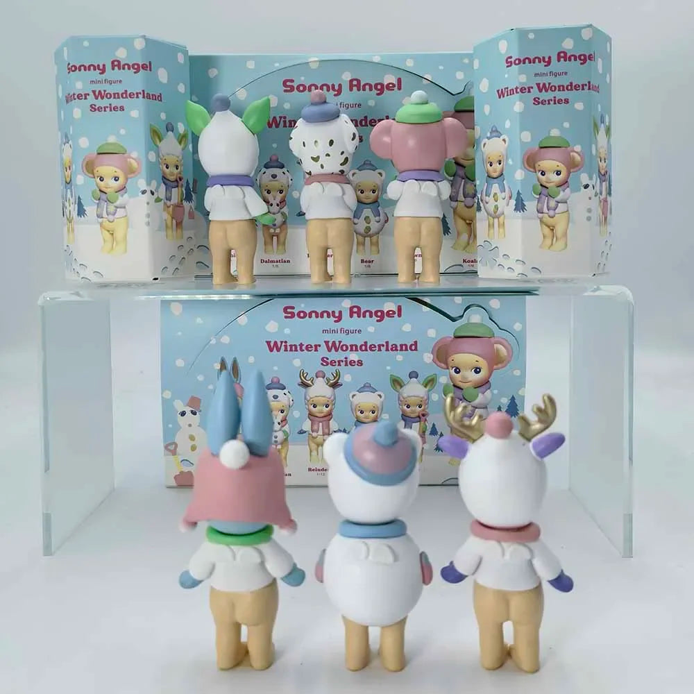 Sonny Angel Blind Box Winter Wonderland Series Mini Anime Figures Ornaments Dolls Fans Children Christmas Birthday Gift Beauty World Shop
