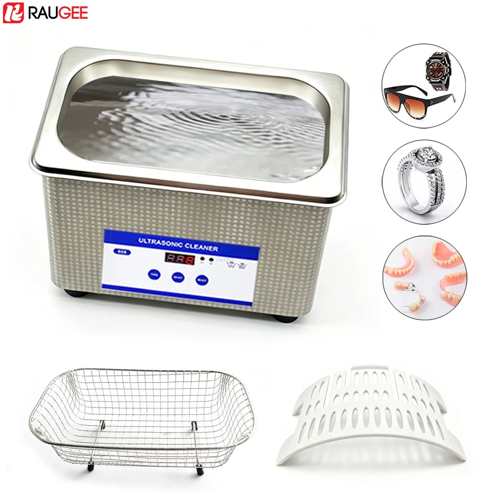 Ultrasonic Cleaner Ultrasound Glasses Cleaning Machine 40KHZ High Frequency Ultrasonic Bath for Glasses Jewelry Washing Machine Beauty World Shop