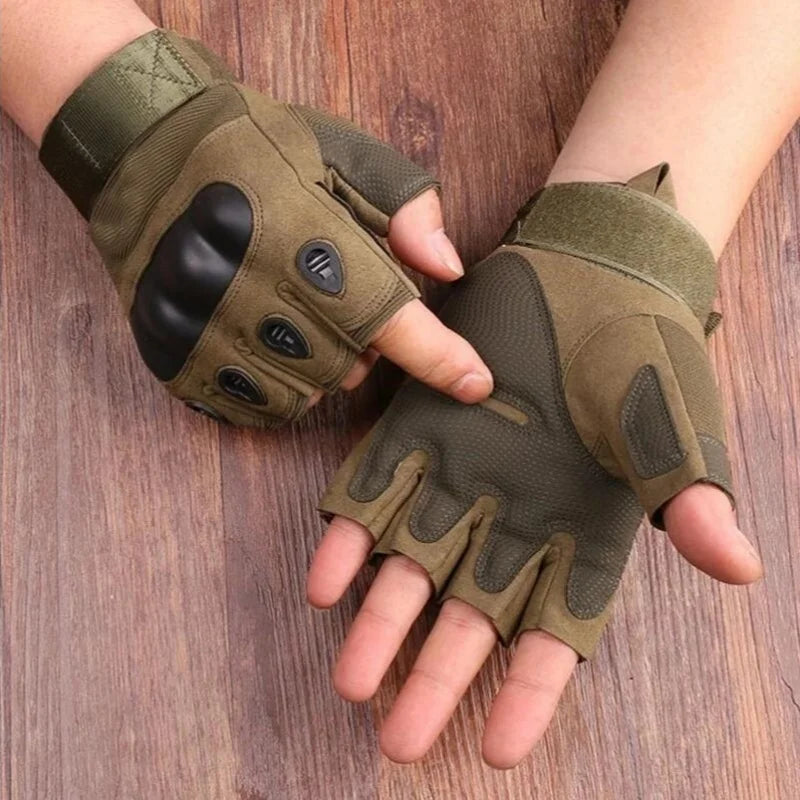 Half Finger Men Gloves Outdoor Military Tactical Gloves Sports Shooting Hunting Airsoft Motorcycle Cycling Gloves Beauty World Shop