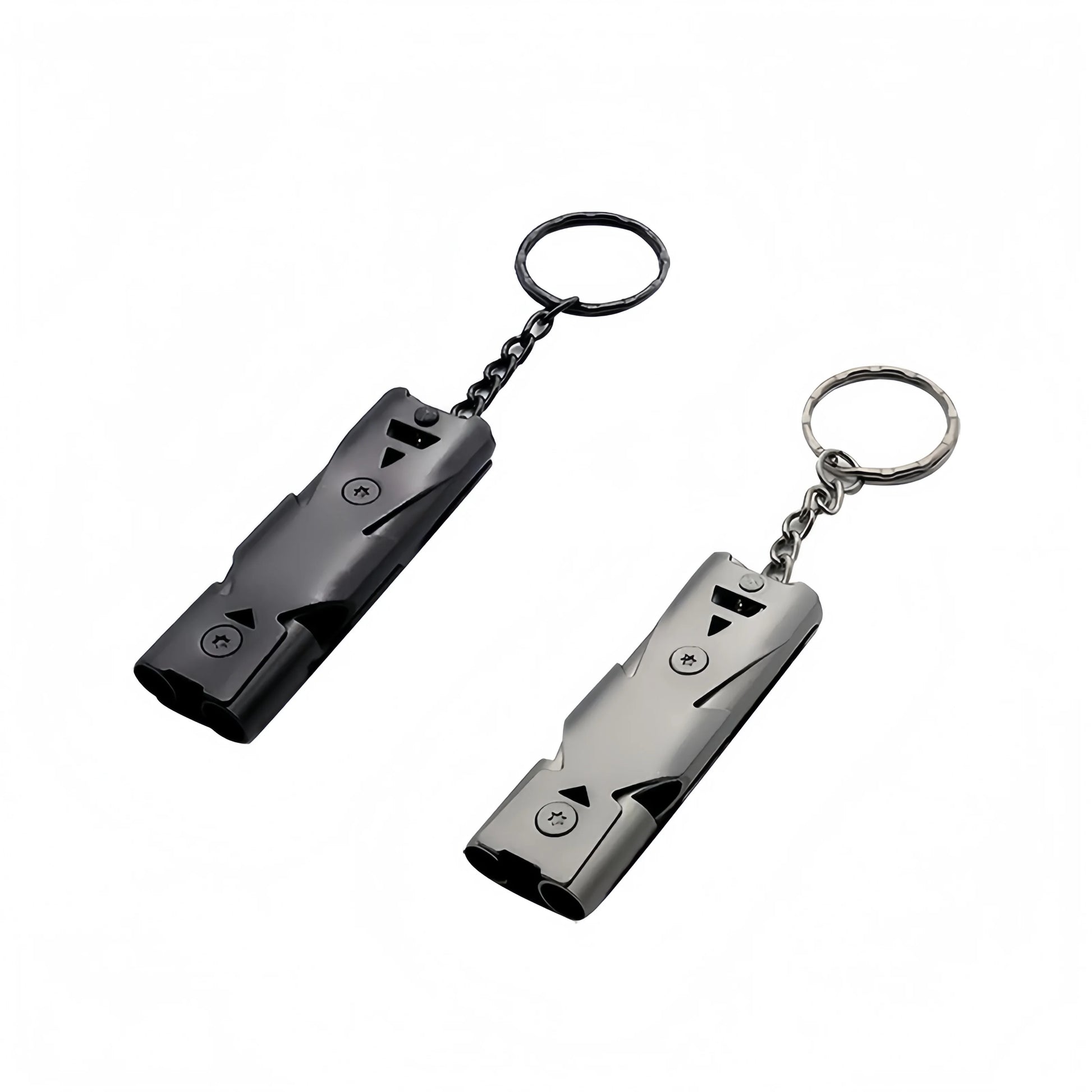 Survival Whistle Keychain–High Decibel,Emergency Whistle for Outdoor,Camping&Hiking–Double Tube Design,Loud Safety AlarmPortable Beauty World Shop