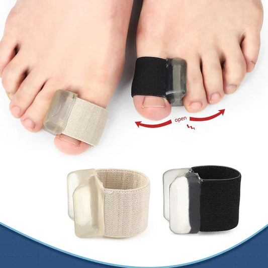 1Pair Hallux Valgus Appliance Daily Wear Silicone Foot Hallux Valgus Braces Elastic Toe Straightener Corrector for Foot Supplies Beauty Trend Shop
