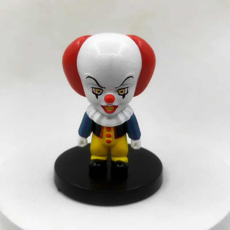 10 Pieces / Set Horror Film Series Jason Freddy Clown Action Figure Toys PVC Model Halloween Gift Vinyl Figurine Doll Gift Beauty World Shop