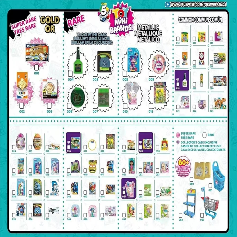 Zuru Mini Brands Toys 5 Surprise Mini Brands Toy Original Supermarket Miniature Toy  Miniature Toys Mystery Blind Box Series 1 Beauty World Shop