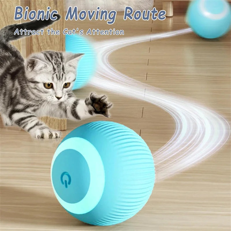 Smart Dog Toys Ball Electronic Interactive Pet Toy Moving Ball USB Automatic Moving Bouncing for Puppy Birthday gift Cat Product Beauty World Shop