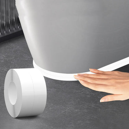 Easy-Apply Waterproof PVC Sealing Tape - Transparent, Anti-Mildew Caulk Strip for Kitchen & Bathroom Sinks, Toilets, and Bathtub Beauty Fashion