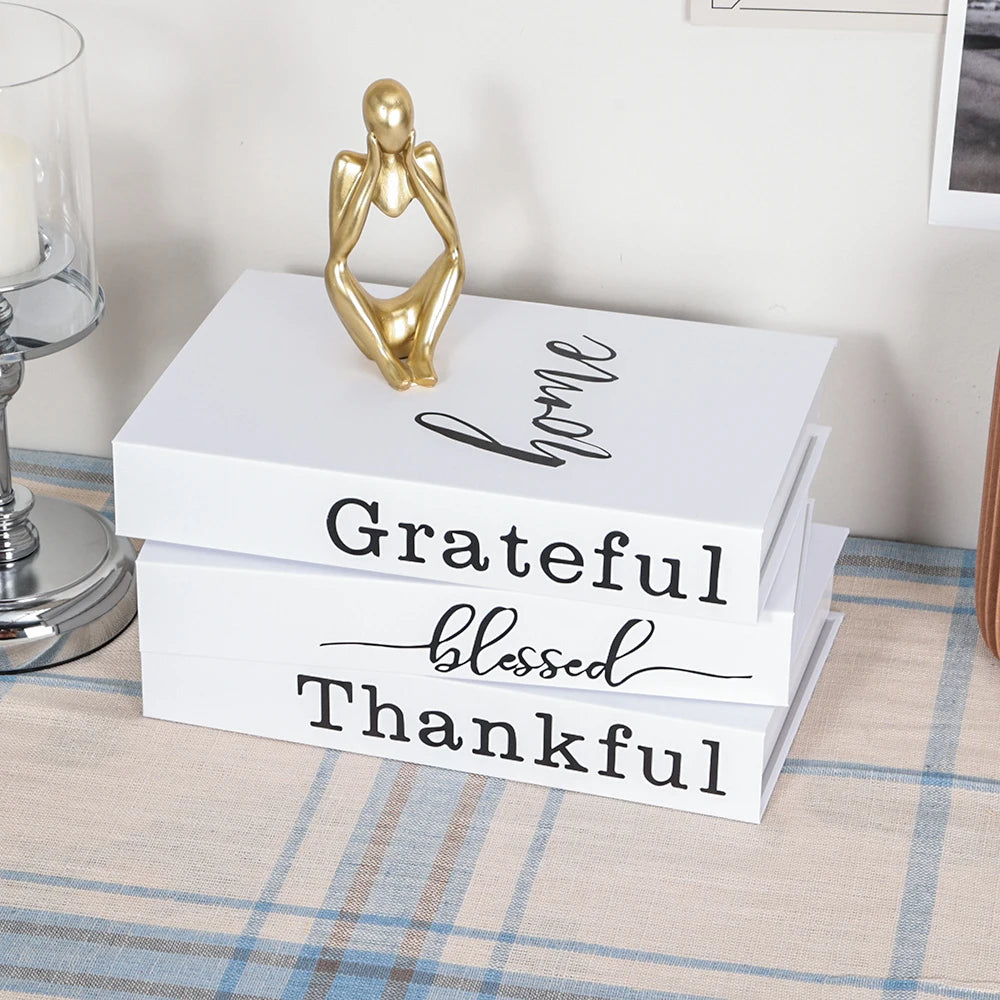 3Pcs Foldable Fashion Fake Books Living Room Decoration Designer Books Coffee Table Ornaments Club Hotel Room Villa Prop Books Beauty World Shop