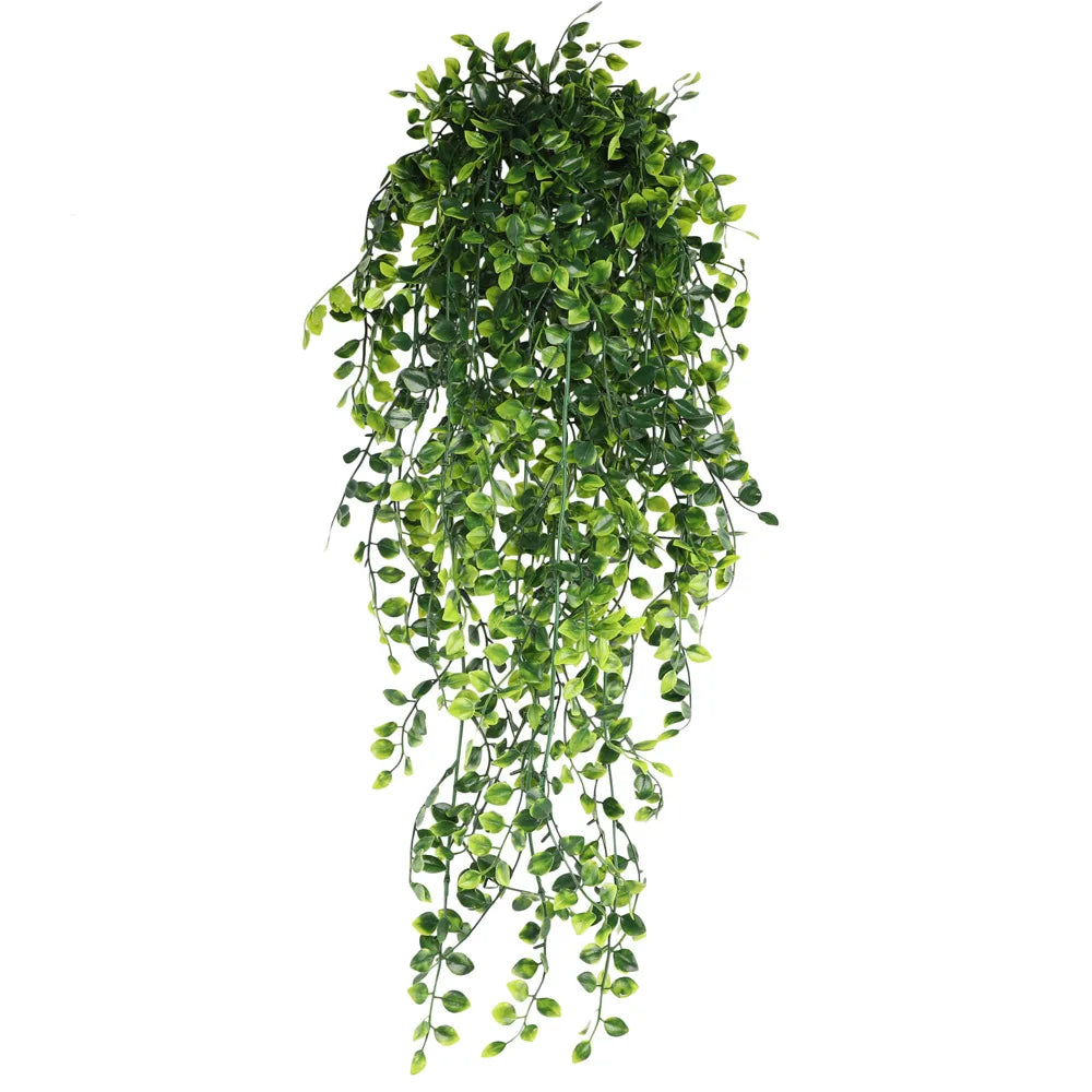 90cm Persian fern Leaves Vines Home Room Decor Hanging Artificial Plant Plastic Leaf Grass Wedding Party Wall Balcony Decoration Beauty World Shop