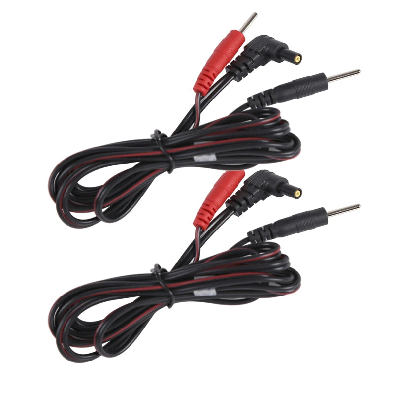 Electrode Lead Wires TENS Conductive Standard Pin for Ems Massage Electrode Pad Standard Pin  Digital Tens Machine Health Care Beauty World Shop