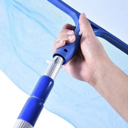 Deep Skimmer Net with 17"-40" Telescopic Pole Leaf Skimmer Fine Mesh Net Rake Net for Cleaning Above Ground Inground Pool Hot Tu Beauty World Shop