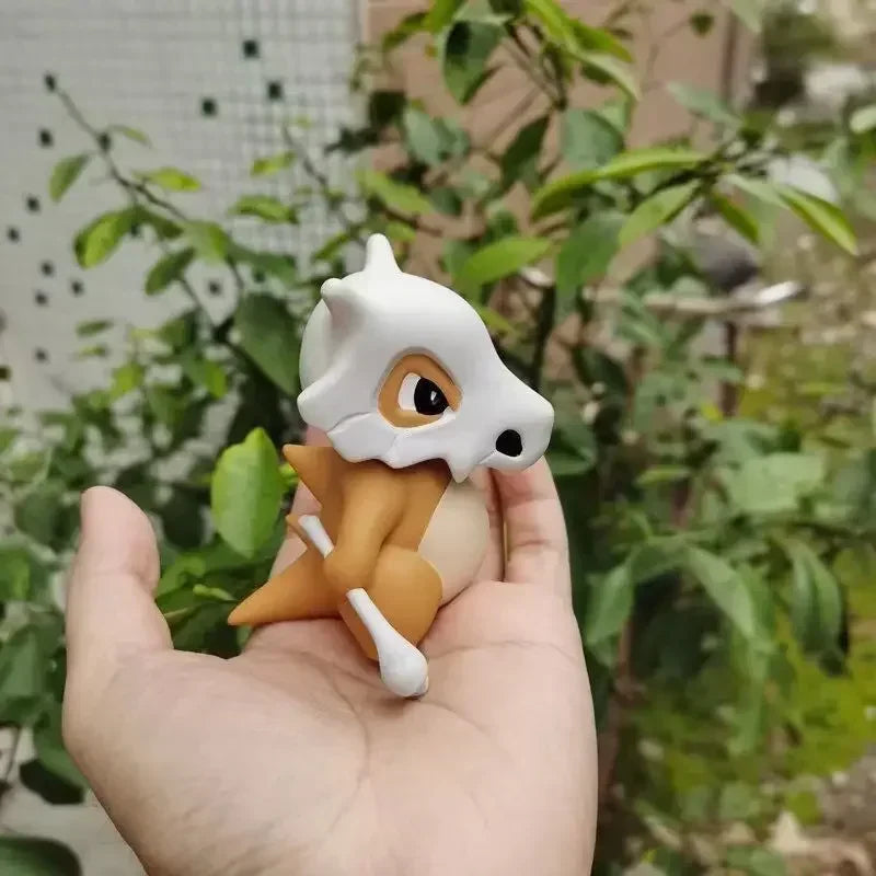 8CM One Piece Pocket Monsters Pokemon Cubone Cute Version Anime Action Figure Toys Beauty World Shop