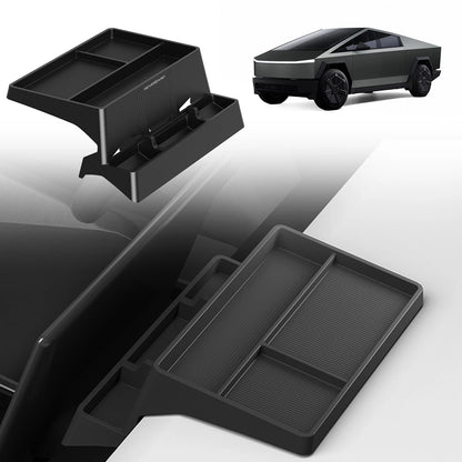 NEVERLAND Center Console Organizer, Behind Screen Storage Box for Tesla Cybertruck, Phone Holder Truck Accessories Beauty World Shop