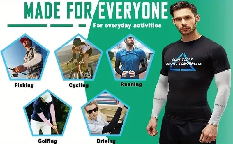 3 Pair of Breathable Sun Protection Sleeves - Breathable & UV Protective Gear for Sports, Driving, & Outdoor Adventures Beauty World Shop