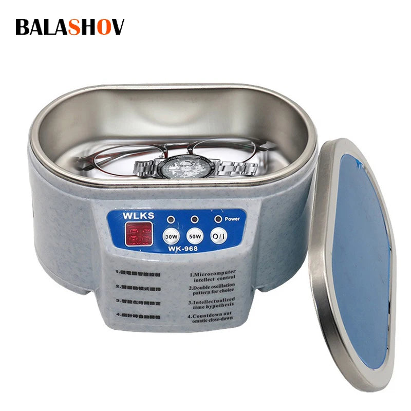 Digital Ultrasonic Cleaner Bath For Jewelry Parts Glasses Manicure Stones Cutters Dental Razor Ultrasound Cleaner Machine Beauty World Shop