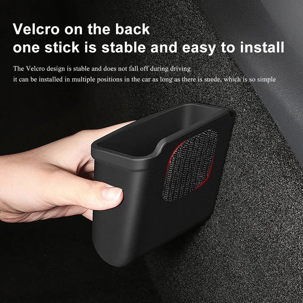 Silicone Car Storage Box For Tesla Model 3 Y S X 2017-2022 2023 Hidden Organizer Tray Bag Box Phone Coin Holder Auto Accessories Beauty World Shop