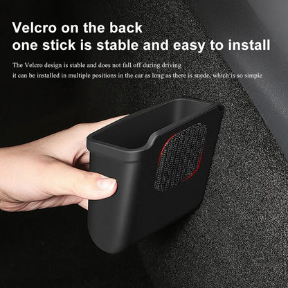 Silicone Car Storage Box For Tesla Model 3 Y S X 2017-2022 2023 Hidden Organizer Tray Bag Box Phone Coin Holder Auto Accessories Beauty World Shop