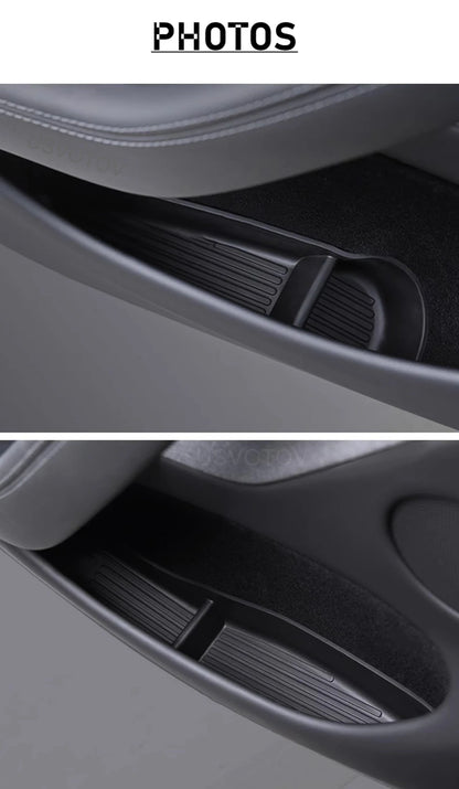 Car Door Side Storage Box for 2025 2026 Model 3 Y Juniper Door Organizer Tray Accessories Slot Pockets Insert Protector Mats Pad Beauty World Shop