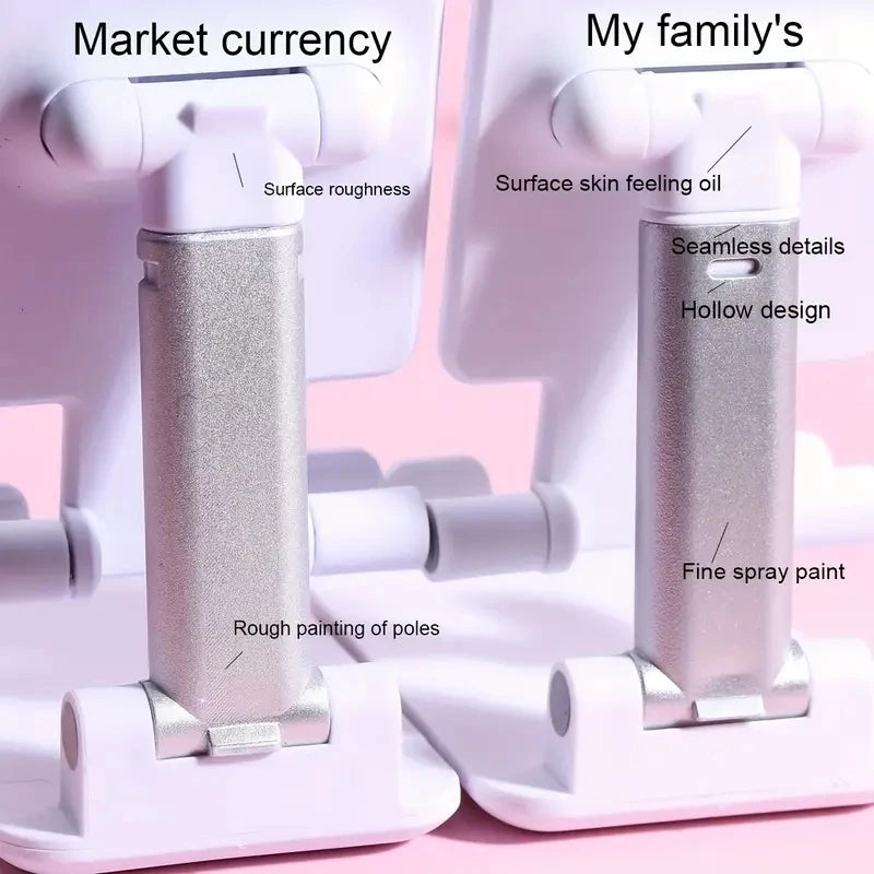 Desk Mobile Phone Holder Stand For IPhone IPad Xiaomi Adjustable Desktop Tablet Holder Universal Table Cell Phone Stand Beauty World Shop
