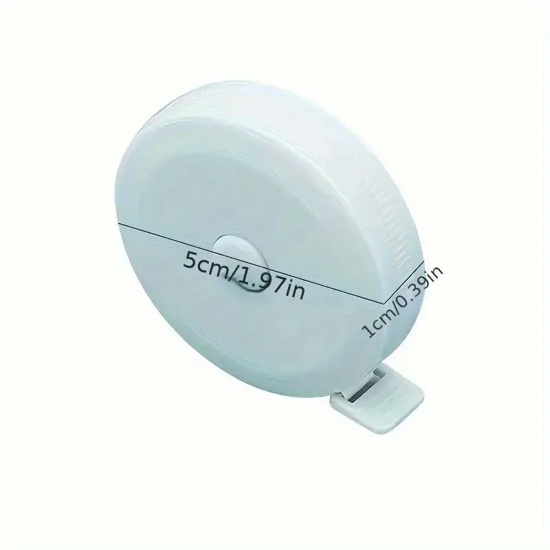 150 cm Cute Mini Soft Tape, Automatic Shrinking Tape Measure, Material Tape Measure, Plastic Tape Measure Beauty World Shop