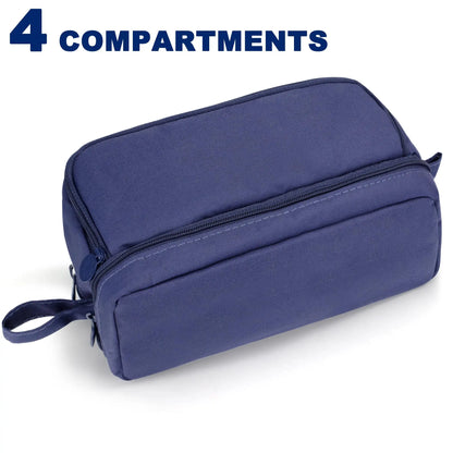Large-Capacity Portable Pencil Case Minimalist Multi-Compartment Pencil Case Stationery Organizer Desktop Storage Pouch Beauty World Shop