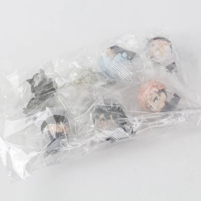 7pcs/set Jujutsu Kaisen Satoru Gojo Itadori Yuji Megumi Kugisaki Sukuna Geto Suguru Anime Figure Toys Cute Doll Collection Model Beauty World Shop