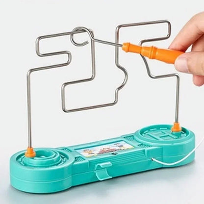 Kids Collison Electric Shock Toy Education Electric Touch Maze Game Party Funny Game Science Experiment Toys for Children Gift Beauty Fashion