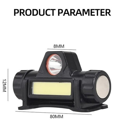 Rechargeable COB LED USB Headlamp Strong Magnetic Powerful Headlight Super Bright Waterproof Head Torch For Outdoor Fishing Beauty World Shop