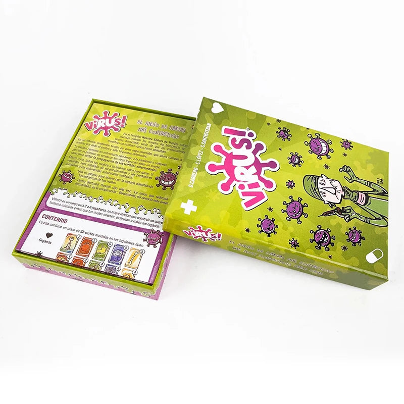 Virus 1 2 3 Board Game: The Ultimate Contagiously Fun Game for Family Parties in Spanish & English Beauty World Shop