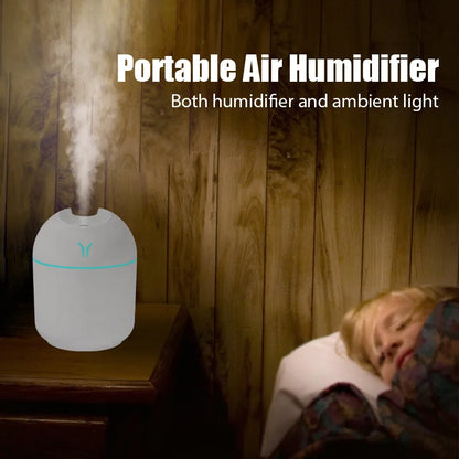 250ML Mini Aroma Oil Diffuser USB Essential Oil Atomizer Electric Air Humidifier With LED Night Lamp For Home Desk Bedroom Car Beauty Fashion