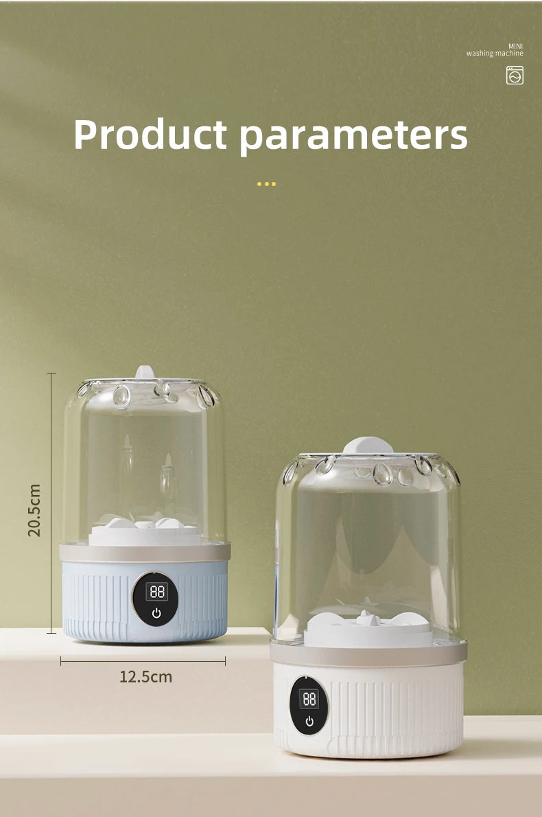 Mini Household Electric Washing Cup Underwear Socks Small Wireless Charging Washing Machine Pet clothes washing machine Beauty World Shop