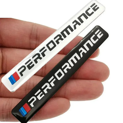 4Pcs Car Decal Logo Badge Auto Parts Sticker Not Easy To Fall Waterproof Power Performance Car Sticker Beauty World Shop