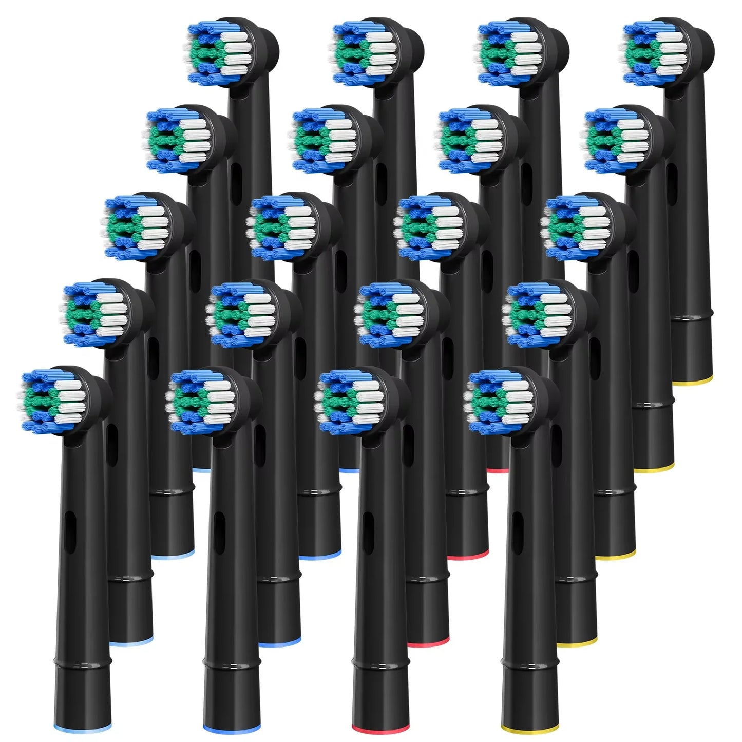 Replacement Toothbrush Heads Compatible with Oral B Braun Professional Electric Brush Heads 1000 1500 3000 6000 7000 7500 8000 Beauty World Shop