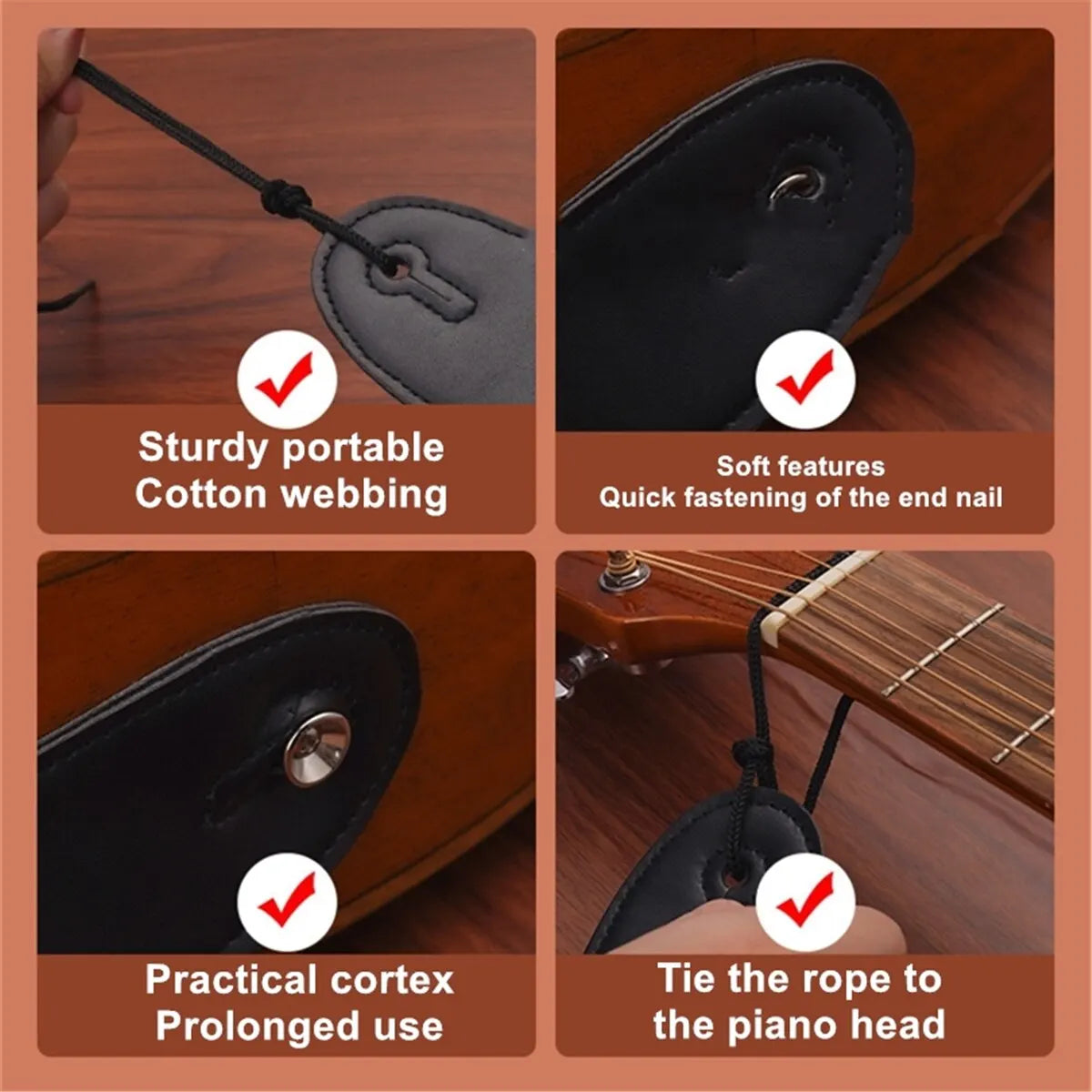 Embroidered Print Guitar Strap Vintage Ethnic Style Adjustable Strap for Folk Electric Guitar Bass Ukulele Guitar Accessories Beauty World Shop
